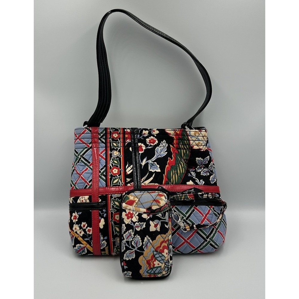 Vera Bradley Retired VERSAILLES TOTE‎ SWEET Handbag Purse & Wristlet